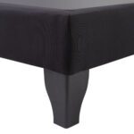 Base de cama Fiorenza 1.5 plazas lino negro - Imagen 4