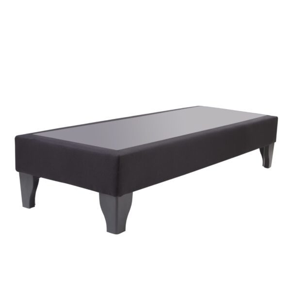 Base de cama Fiorenza 1.5 plazas lino negro