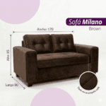 Sofá Milano Brown