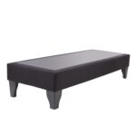 Base de cama Focus 1 plazas lino negro