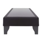 Base de cama Focus 1 plazas lino negro - Imagen 2
